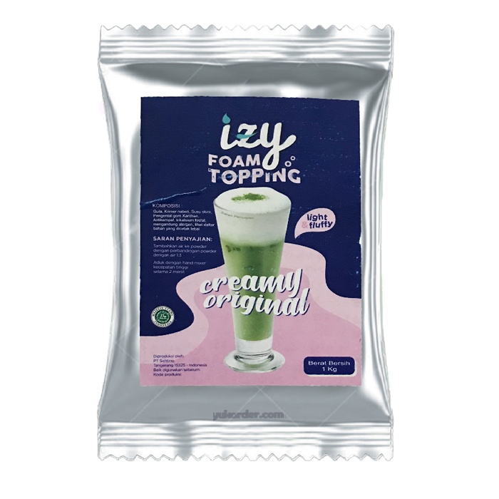 IZY ORIGINAL FOAM TOPPING 10 X 1 KG